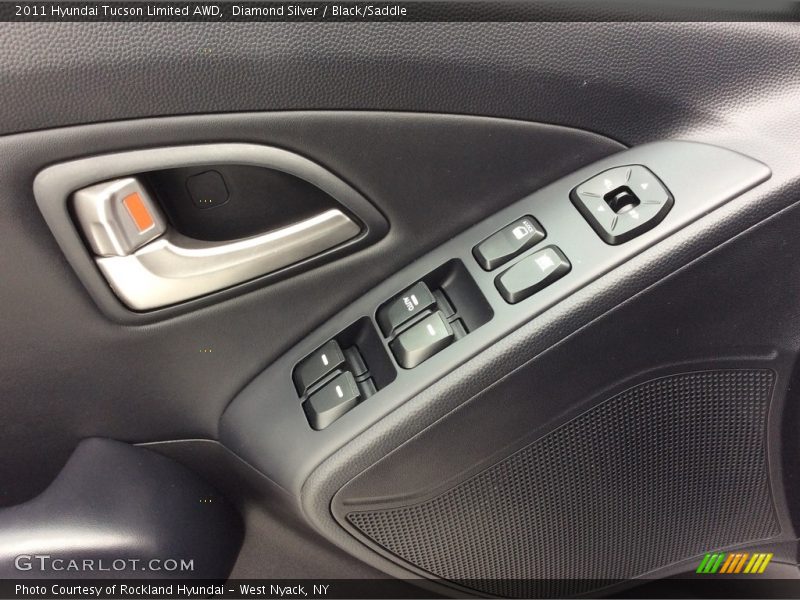 Diamond Silver / Black/Saddle 2011 Hyundai Tucson Limited AWD