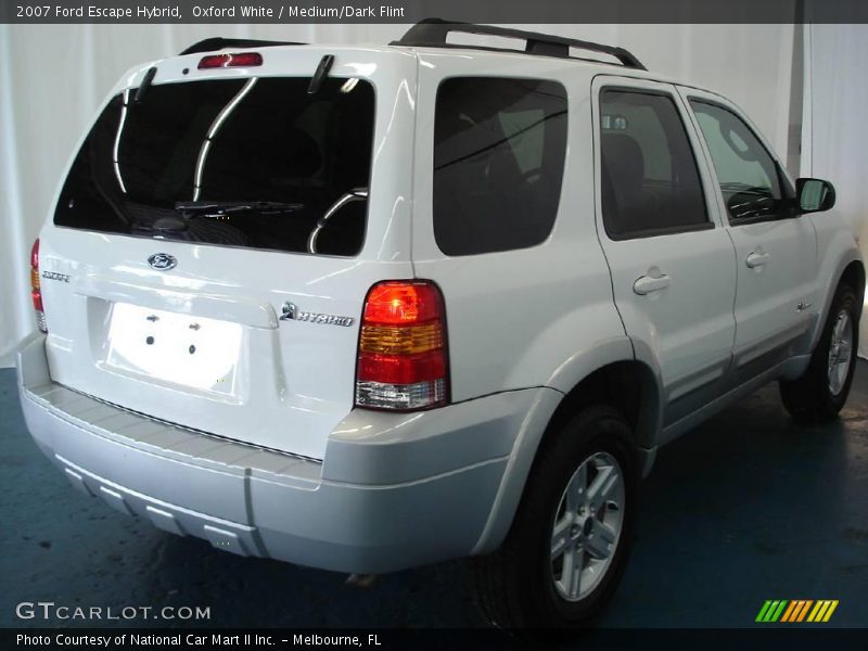 Oxford White / Medium/Dark Flint 2007 Ford Escape Hybrid
