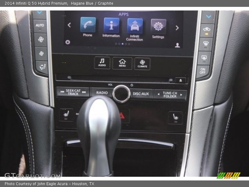 Hagane Blue / Graphite 2014 Infiniti Q 50 Hybrid Premium