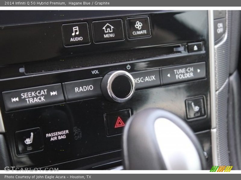 Hagane Blue / Graphite 2014 Infiniti Q 50 Hybrid Premium