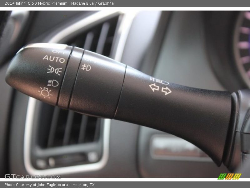 Hagane Blue / Graphite 2014 Infiniti Q 50 Hybrid Premium