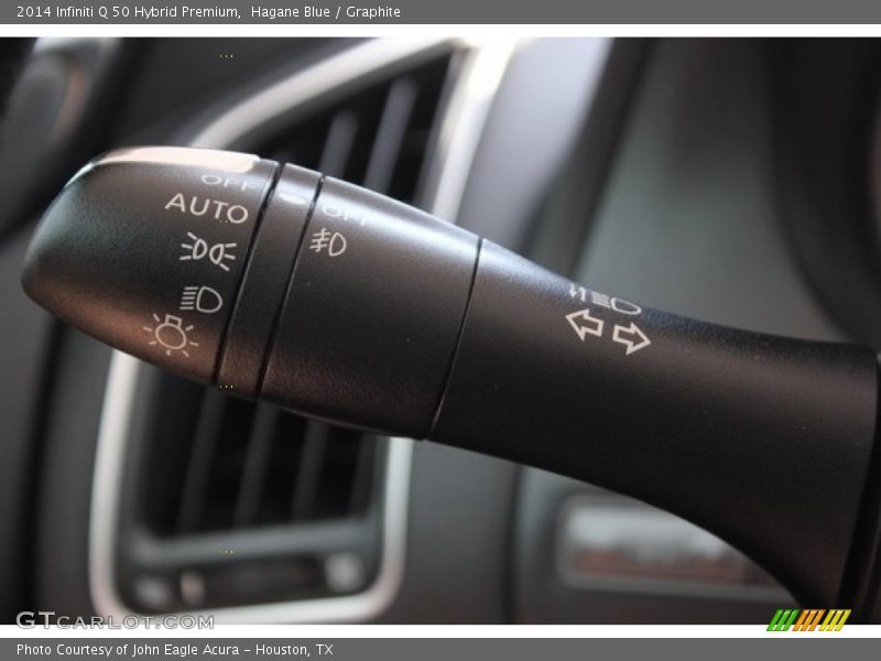 Hagane Blue / Graphite 2014 Infiniti Q 50 Hybrid Premium