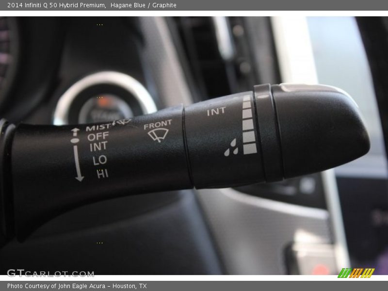 Hagane Blue / Graphite 2014 Infiniti Q 50 Hybrid Premium