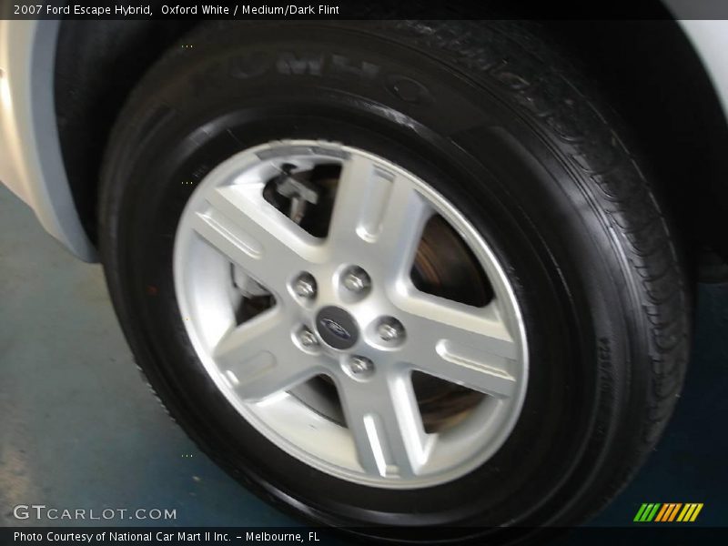 Oxford White / Medium/Dark Flint 2007 Ford Escape Hybrid