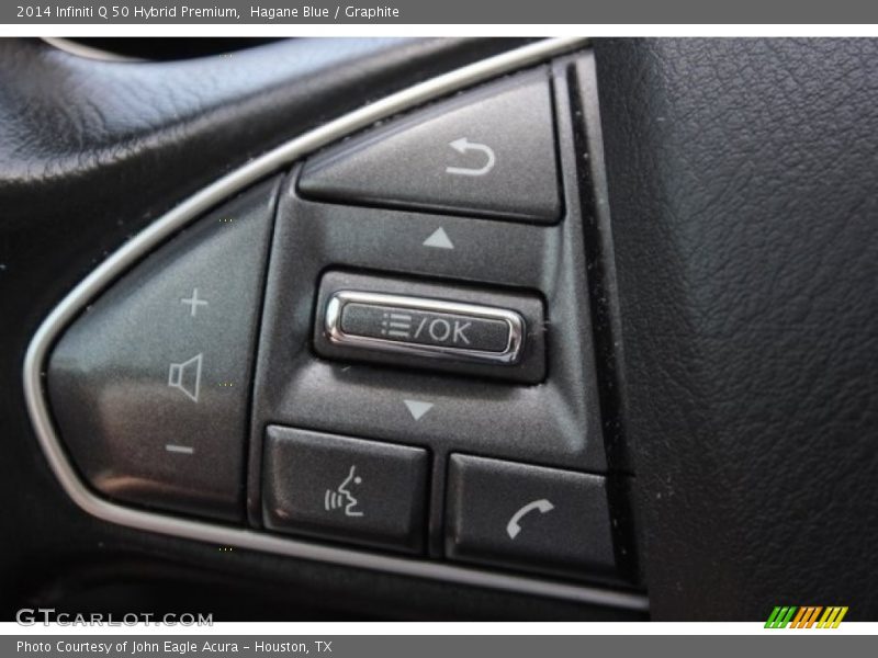Hagane Blue / Graphite 2014 Infiniti Q 50 Hybrid Premium