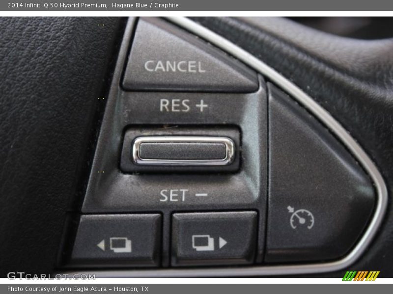 Hagane Blue / Graphite 2014 Infiniti Q 50 Hybrid Premium