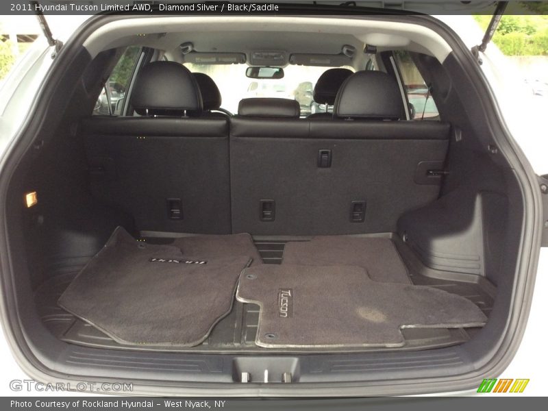 Diamond Silver / Black/Saddle 2011 Hyundai Tucson Limited AWD