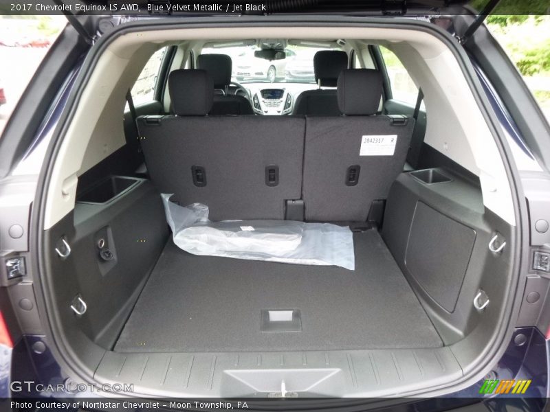 Blue Velvet Metallic / Jet Black 2017 Chevrolet Equinox LS AWD