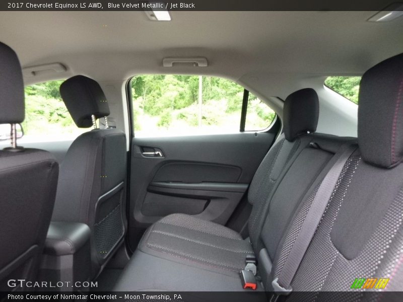 Blue Velvet Metallic / Jet Black 2017 Chevrolet Equinox LS AWD