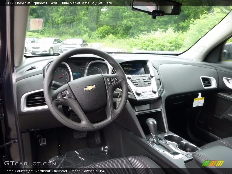 Blue Velvet Metallic / Jet Black 2017 Chevrolet Equinox LS AWD