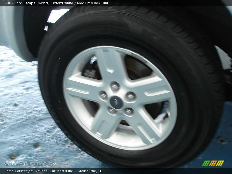 Oxford White / Medium/Dark Flint 2007 Ford Escape Hybrid