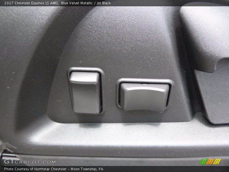 Blue Velvet Metallic / Jet Black 2017 Chevrolet Equinox LS AWD