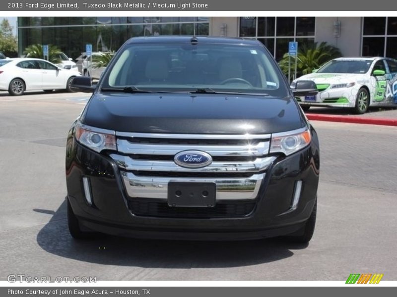 Tuxedo Black Metallic / Medium Light Stone 2013 Ford Edge Limited