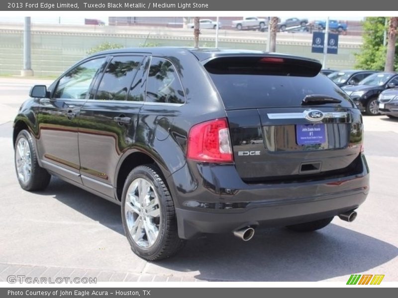 Tuxedo Black Metallic / Medium Light Stone 2013 Ford Edge Limited
