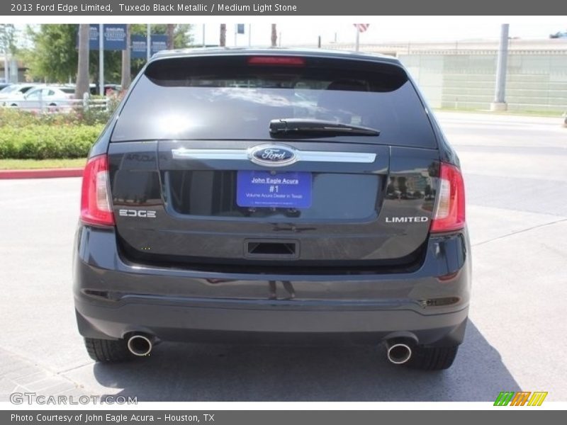 Tuxedo Black Metallic / Medium Light Stone 2013 Ford Edge Limited