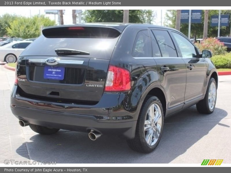 Tuxedo Black Metallic / Medium Light Stone 2013 Ford Edge Limited