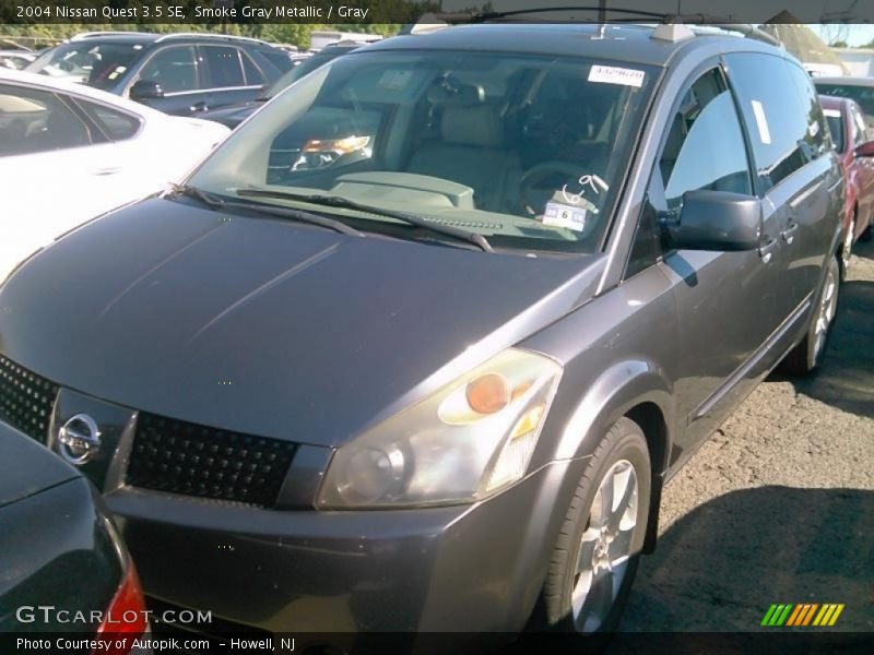 Smoke Gray Metallic / Gray 2004 Nissan Quest 3.5 SE