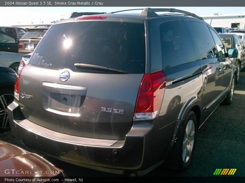 Smoke Gray Metallic / Gray 2004 Nissan Quest 3.5 SE