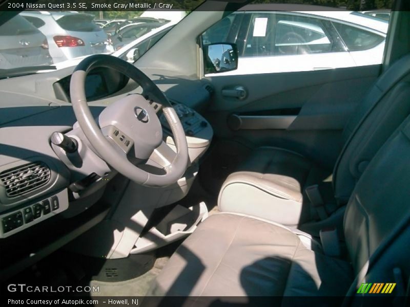 Smoke Gray Metallic / Gray 2004 Nissan Quest 3.5 SE