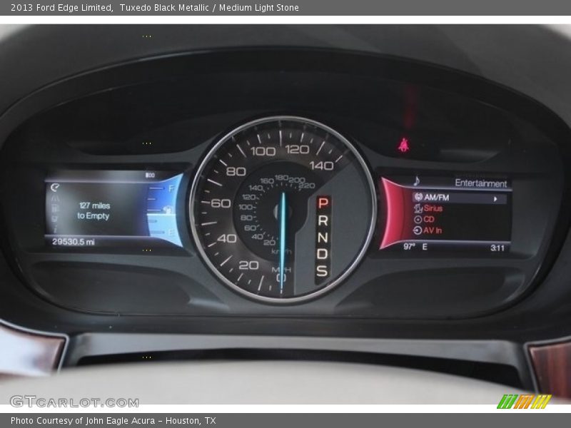 Tuxedo Black Metallic / Medium Light Stone 2013 Ford Edge Limited