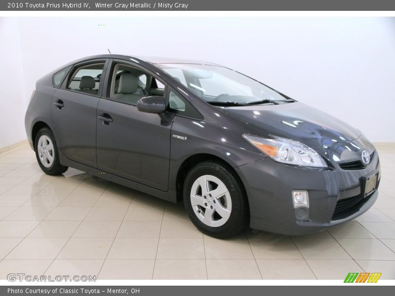 Winter Gray Metallic / Misty Gray 2010 Toyota Prius Hybrid IV