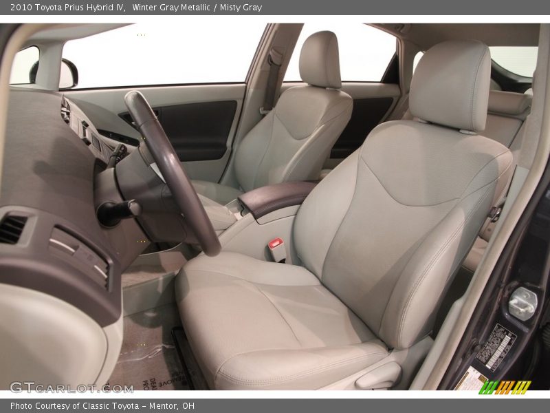 Winter Gray Metallic / Misty Gray 2010 Toyota Prius Hybrid IV