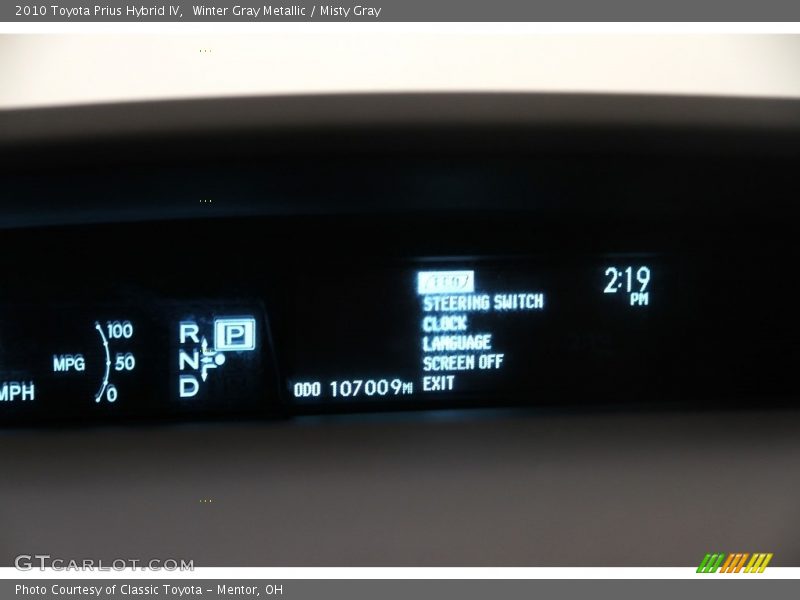 Winter Gray Metallic / Misty Gray 2010 Toyota Prius Hybrid IV