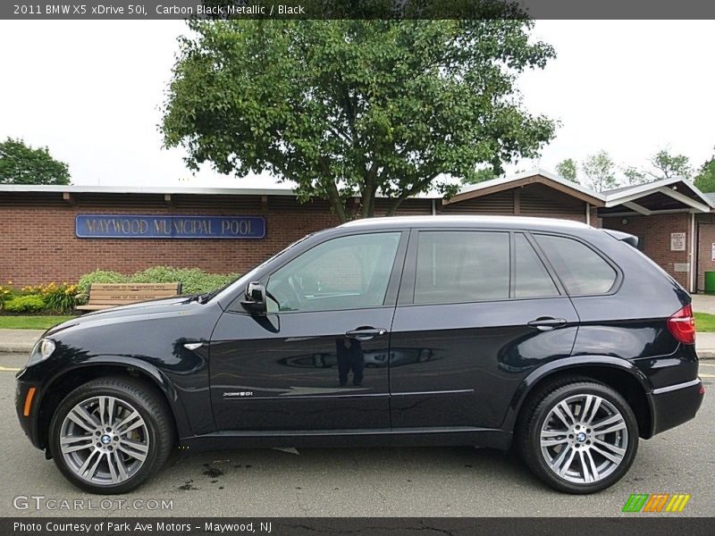 Carbon Black Metallic / Black 2011 BMW X5 xDrive 50i