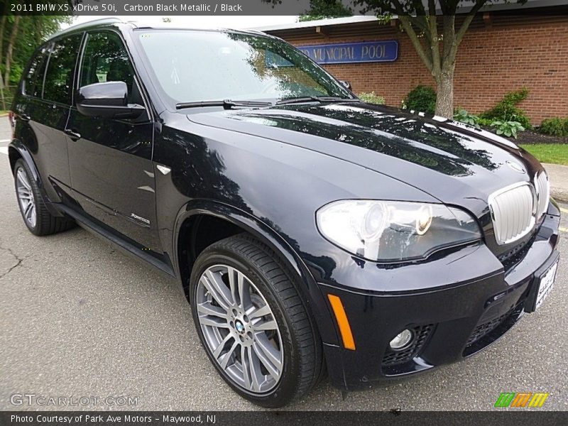 Carbon Black Metallic / Black 2011 BMW X5 xDrive 50i