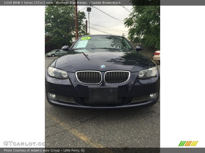 Montego Blue Metallic / Saddle Brown/Black 2008 BMW 3 Series 335xi Coupe