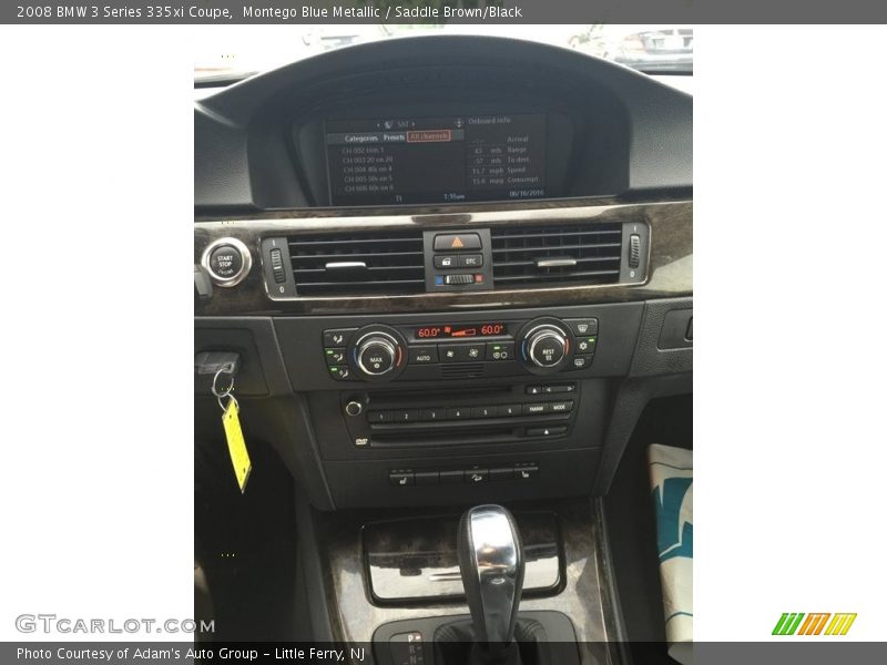 Montego Blue Metallic / Saddle Brown/Black 2008 BMW 3 Series 335xi Coupe