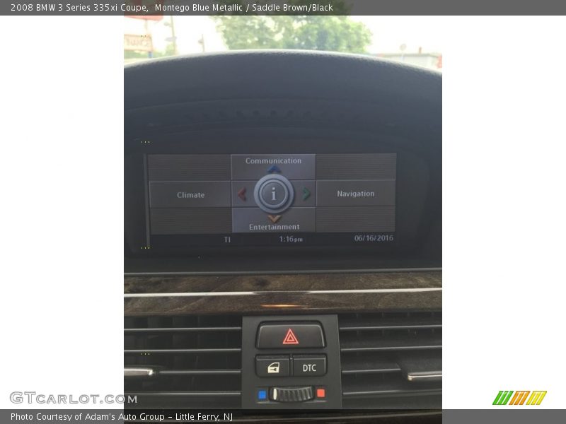Montego Blue Metallic / Saddle Brown/Black 2008 BMW 3 Series 335xi Coupe