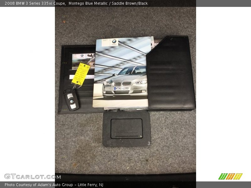 Montego Blue Metallic / Saddle Brown/Black 2008 BMW 3 Series 335xi Coupe