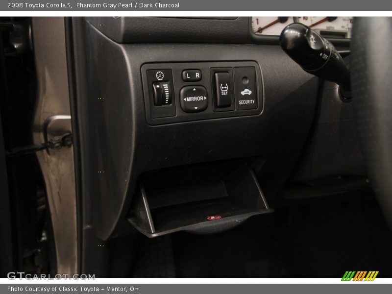 Phantom Gray Pearl / Dark Charcoal 2008 Toyota Corolla S
