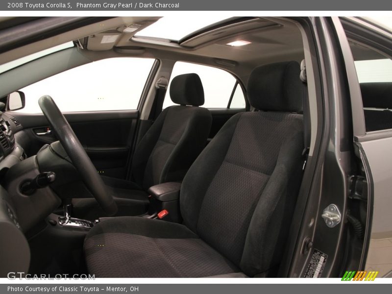 Phantom Gray Pearl / Dark Charcoal 2008 Toyota Corolla S