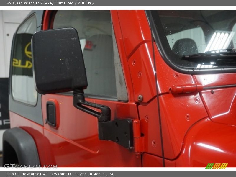 Flame Red / Mist Grey 1998 Jeep Wrangler SE 4x4
