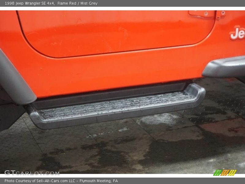 Flame Red / Mist Grey 1998 Jeep Wrangler SE 4x4