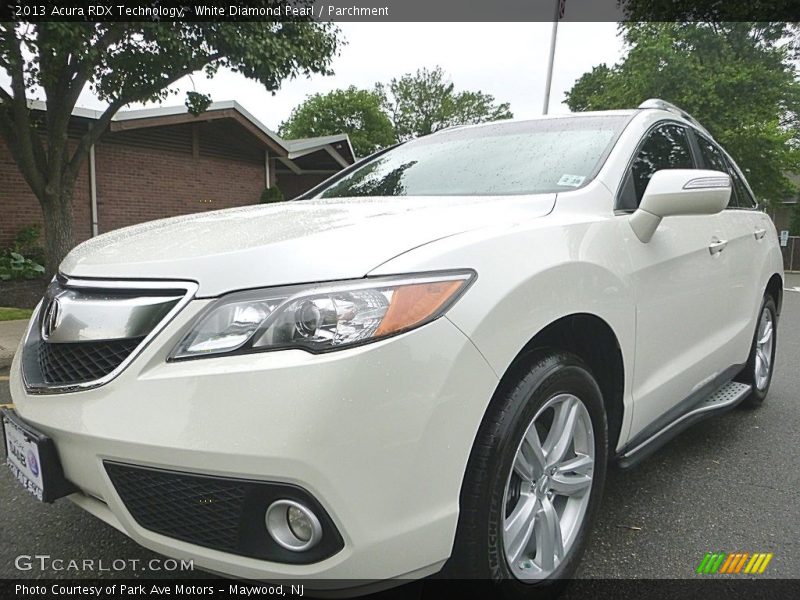 White Diamond Pearl / Parchment 2013 Acura RDX Technology