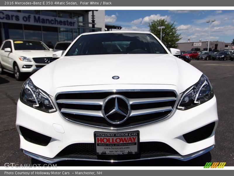 Polar White / Black 2016 Mercedes-Benz E 350 4Matic Sedan