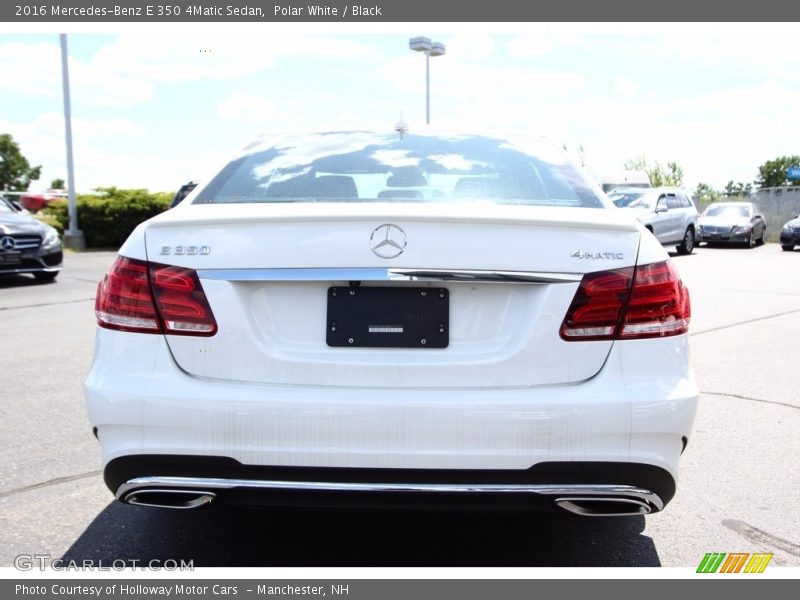 Polar White / Black 2016 Mercedes-Benz E 350 4Matic Sedan