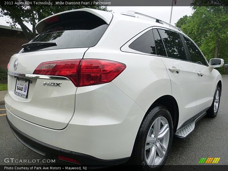White Diamond Pearl / Parchment 2013 Acura RDX Technology
