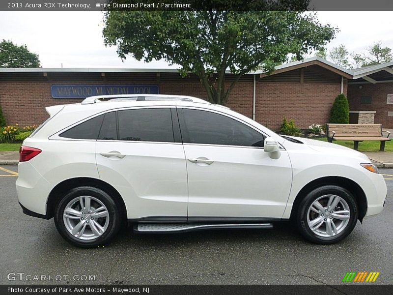 White Diamond Pearl / Parchment 2013 Acura RDX Technology