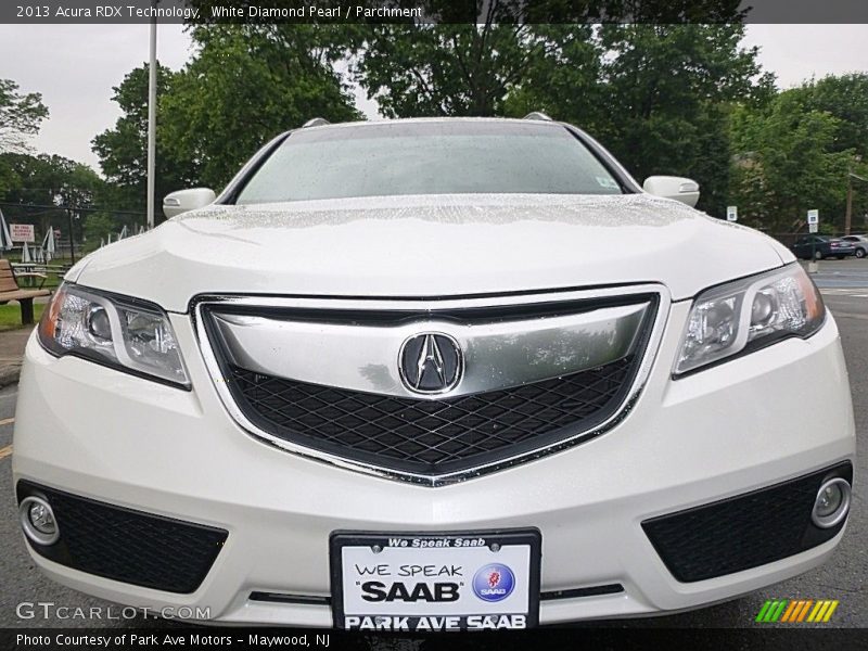 White Diamond Pearl / Parchment 2013 Acura RDX Technology