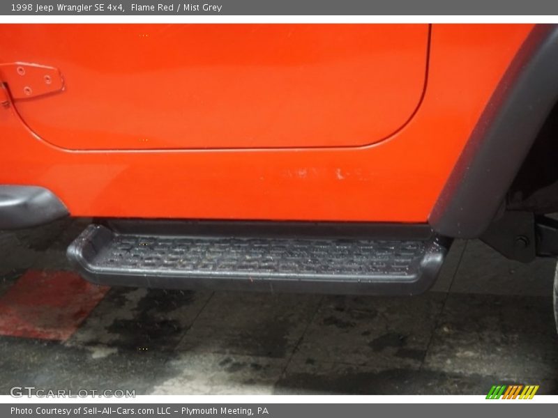 Flame Red / Mist Grey 1998 Jeep Wrangler SE 4x4