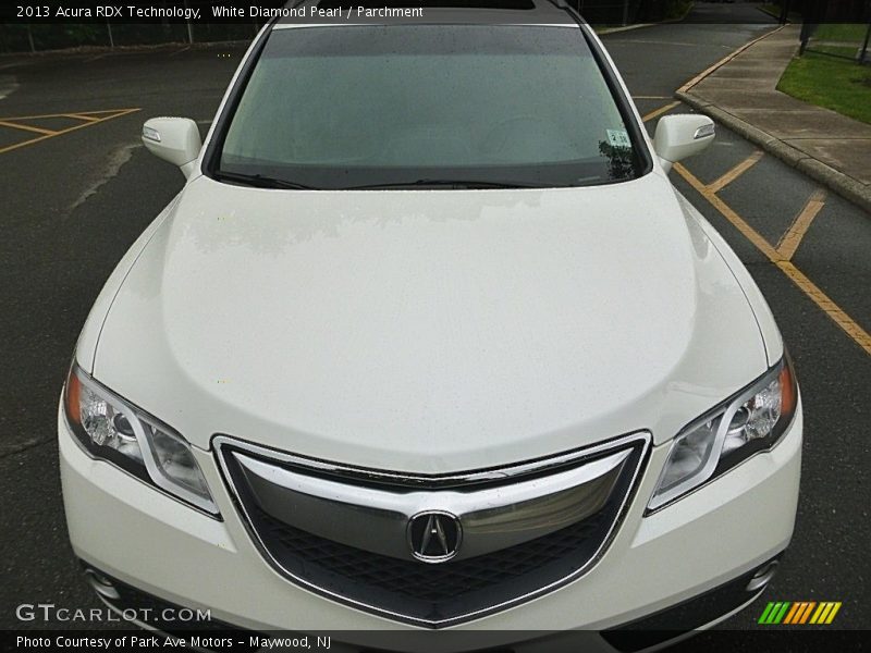White Diamond Pearl / Parchment 2013 Acura RDX Technology