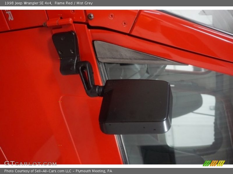 Flame Red / Mist Grey 1998 Jeep Wrangler SE 4x4