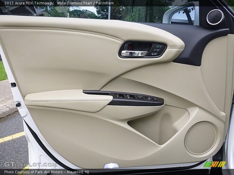 White Diamond Pearl / Parchment 2013 Acura RDX Technology
