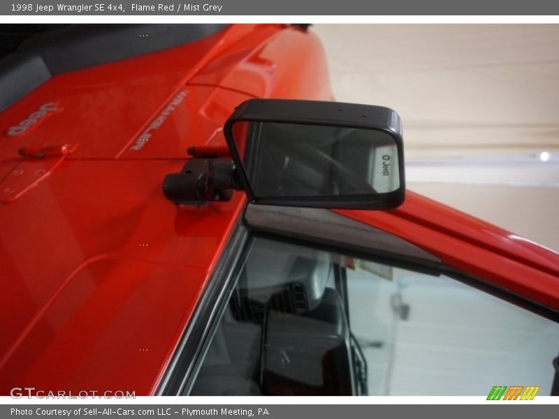 Flame Red / Mist Grey 1998 Jeep Wrangler SE 4x4