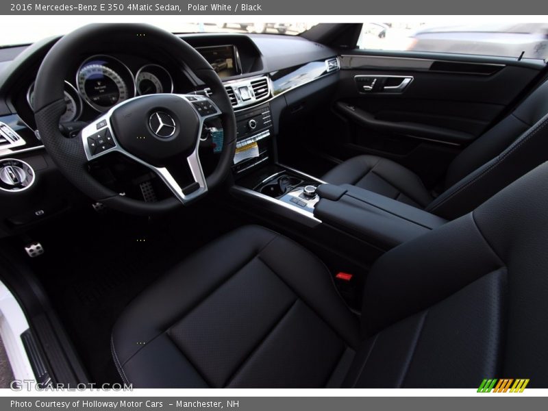 Polar White / Black 2016 Mercedes-Benz E 350 4Matic Sedan