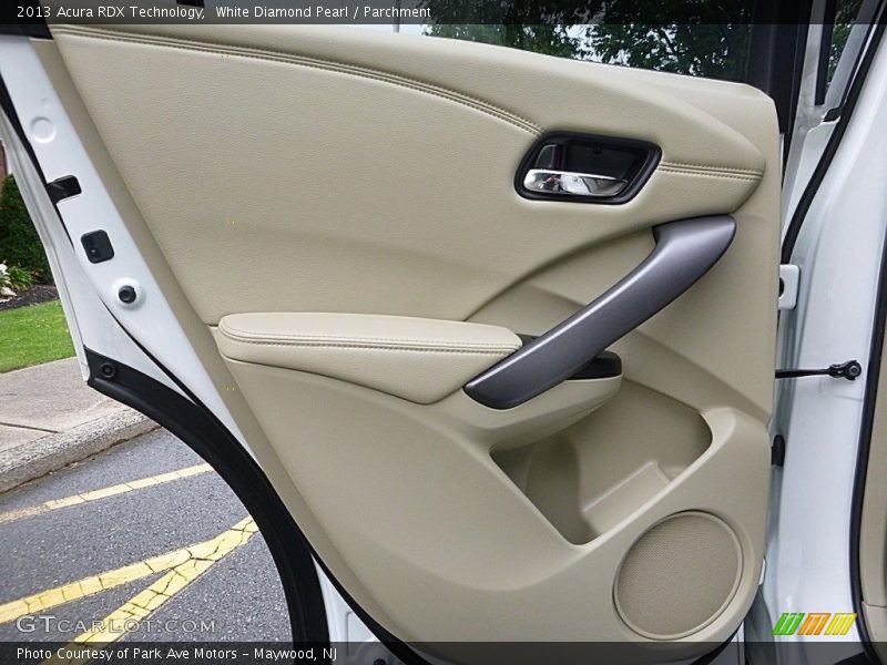 White Diamond Pearl / Parchment 2013 Acura RDX Technology
